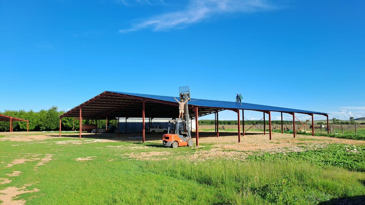 15x30 Portal Frame with Two 7.30m Link-To Bays - Perdeberg
