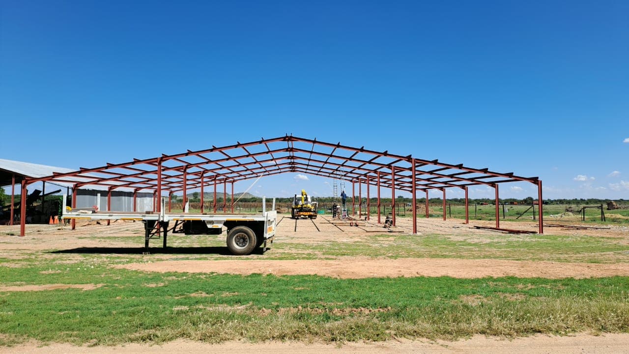 15x30 Portal Frame with Two 7.30m Link-To Bays - Perdeberg